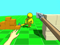 leikur Spear vs Ragdolls: Playground!