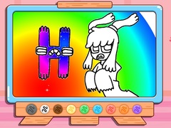 leikur Coloring Book: Alphabet Lore H