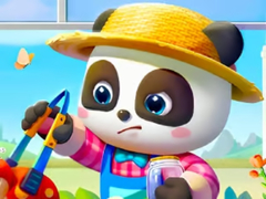 leikur Jigsaw Puzzle: Baby Panda Little Farmer