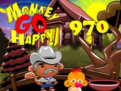 leikur Monkey Go Happy 970