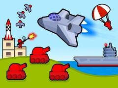 leikur Bomber Plane: 2D Air Strike