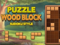 leikur Puzzle Wood Block