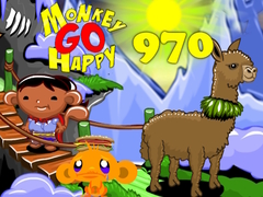 leikur Monkey Go Happy 972