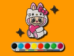 leikur Labubu Coloring Adventure