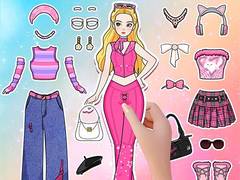 leikur Paper Doll Diary: Dress Up DIY
