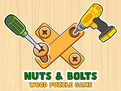 leikur Nuts & Bolts Wood Puzzle Game