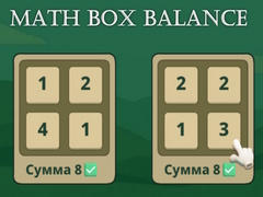 leikur Math Box Balance