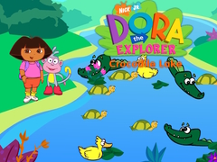 leikur Dora The explorer  Crocodile Lake