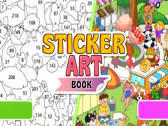 leikur Sticker Art Book 