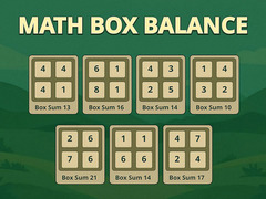 leikur Math Box Balance