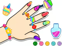 leikur Coloring Book: Nail Art & Bracelet Diy