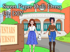 leikur Sweet Paper Doll: Dress Up DIY
