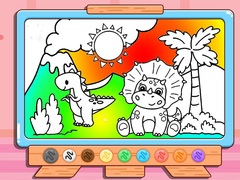 leikur Coloring Book: Jurassic Dinosaurs