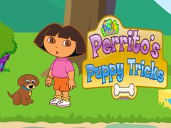 leikur Dora the Explorer Perrito's Puppy Tricks