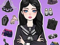 leikur Magical Diary: Paper Dress Up