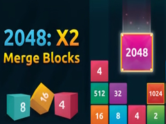 leikur 2048:X2 Merge Blocks