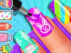 leikur Coloring Book: Girls Nail Art Design