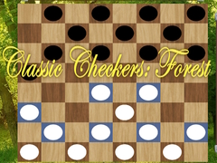 leikur Classic Checkers: Forest