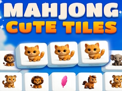 leikur Mahjong Cute Tiles