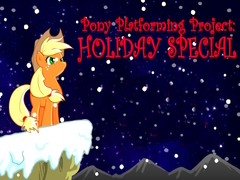 leikur Pony Platforming Project: Holiday Special