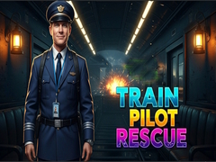 leikur Train Pilot Rescue