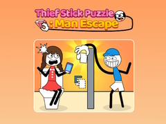 leikur Thief Stick Puzzle: Man Escape