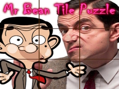 leikur Mr Bean Tile Puzzle