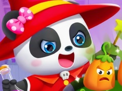 leikur Jigsaw Puzzle: Baby Panda Pumpkin Pot