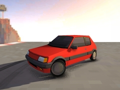 leikur Slippery Descent By Car