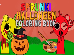leikur Sprunki Halloween Coloring Book