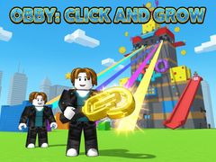 leikur Obby: Click and Grow