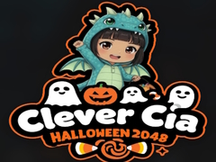 leikur Clever Cia: Halloween 2048