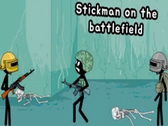 leikur Stickman on the battlefield