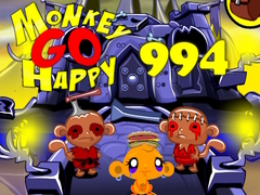 leikur Monkey Go Happy Stage 994