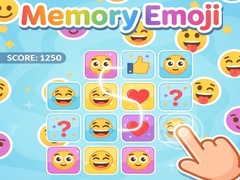 leikur Memory Emoji