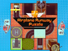 leikur Airplane Runway Puzzle