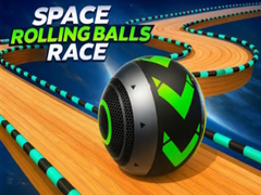 leikur Space Rolling Balls Race