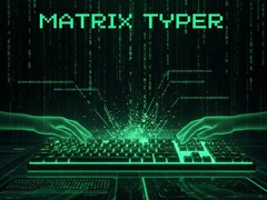 leikur Matrix Typer Game