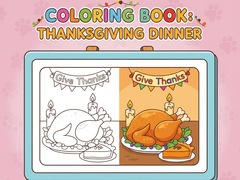 leikur Coloring Book: Thanksgiving Dinner