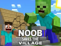 leikur Noob Saves the Village