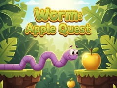 leikur Worm:  Apple Quest