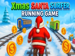 leikur Xmas Santa Surfer Running Game