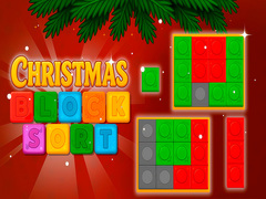 leikur Christmas Blocks Sort