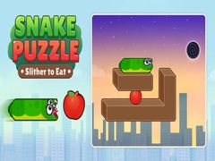 leikur Snake Puzzle: Slither to Eat