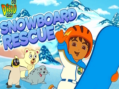 leikur Go Diego Go! Snowboard Rescue 