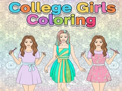 leikur College Girls Coloring
