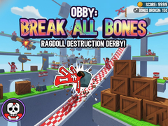 leikur Obby: Break All Bones Ragdoll