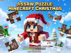 leikur Jigsaw Puzzle: Minecraft Christmas