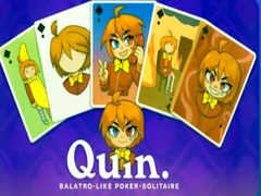 leikur Quin. Balatro-like poker-solitaire