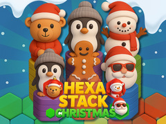 leikur Hexa Stack Christmas